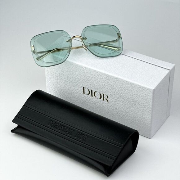 NEW Dior ULTRADIOR SU  B0O0 Gold Green Women Square Oversized Sunglasses main image 14